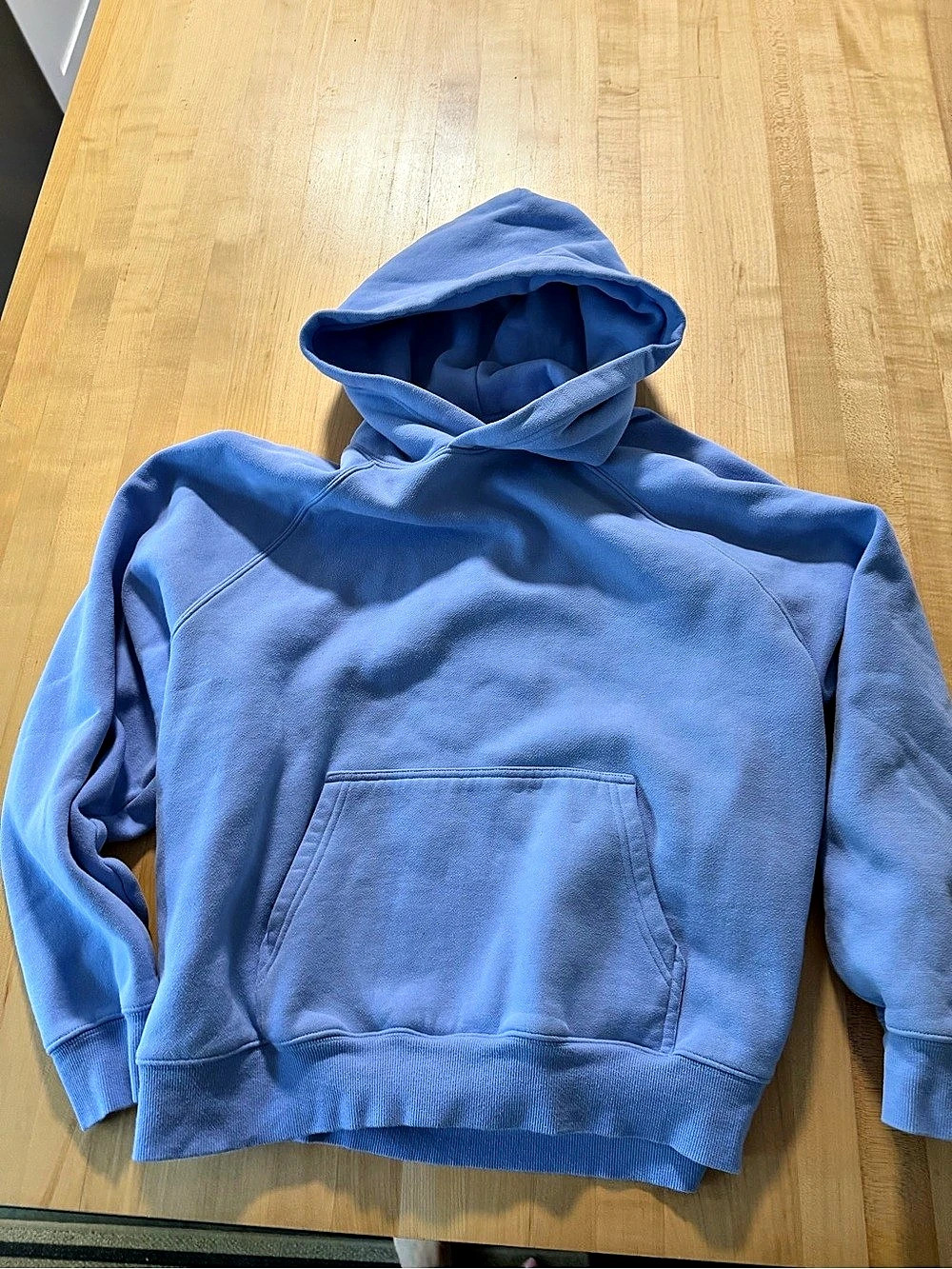 Aritzia Mega Fit Sweatfleece Blue Hoodie Size Small